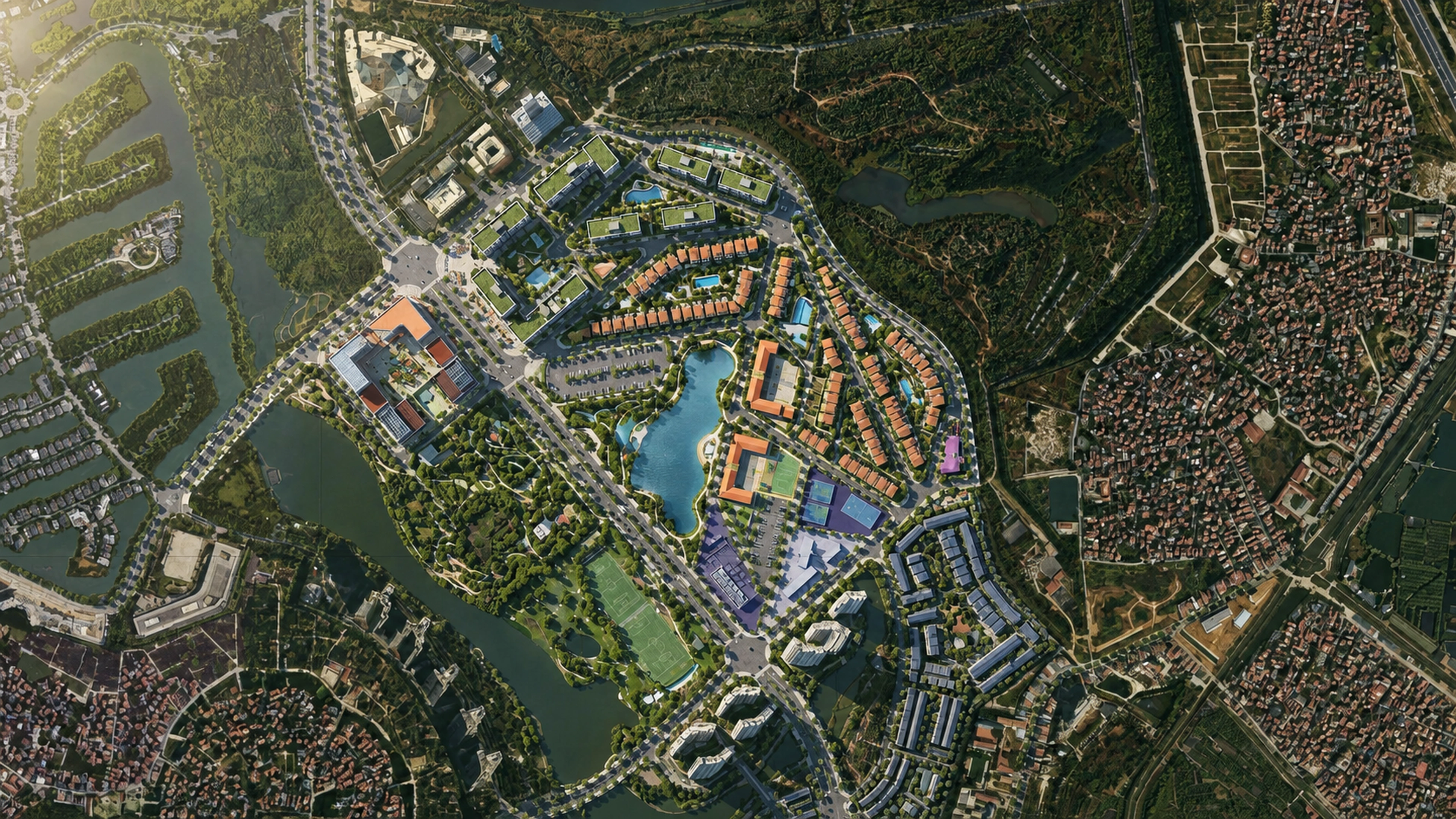 Quy hoạch tổng thể Ecopark Văn Giang